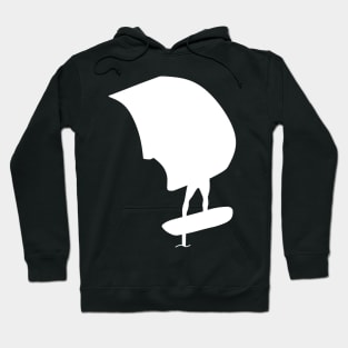 Wing surfer with wingfoil foiling Hoodie